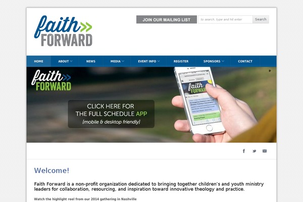 faith-forward.net site used Pressevent