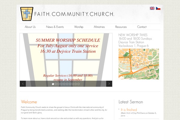 faithcommunity.cz site used Faithcommunity