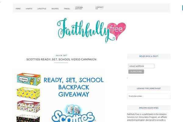 faithfullyfree.com site used Prettyhappy