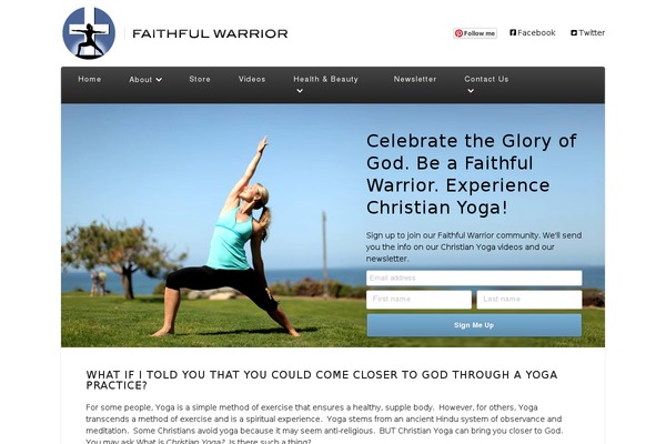 faithfulwarrior.com site used Faithfulwarrior