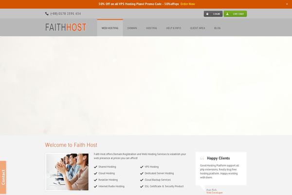 faithhost.net site used Smarthost
