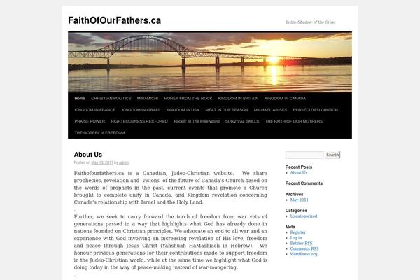 WordPress website example screenshot