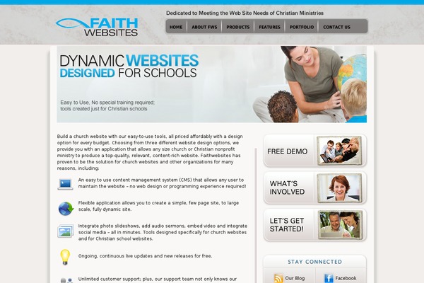 faithwebsites.net site used Dis_custom
