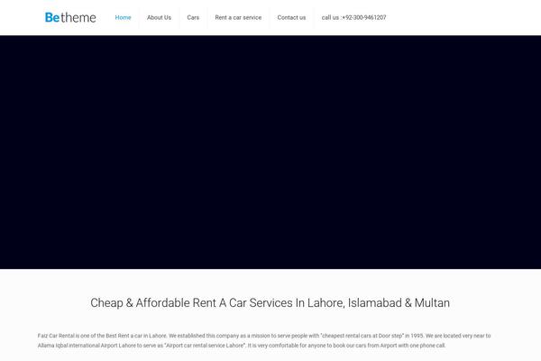 WordPress website example screenshot