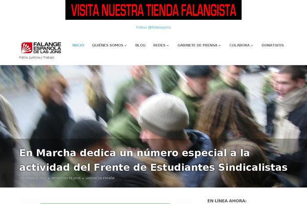 falange.es site used Fe-jons