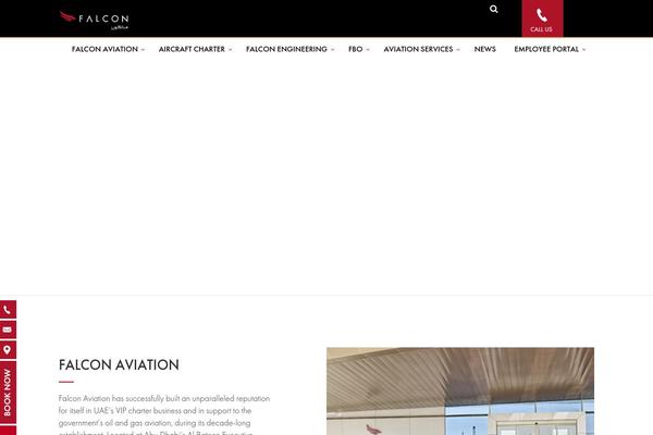 Falcon theme site design template sample