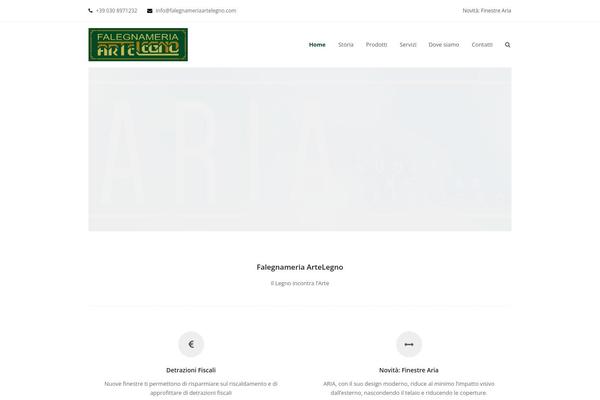 WordPress website example screenshot