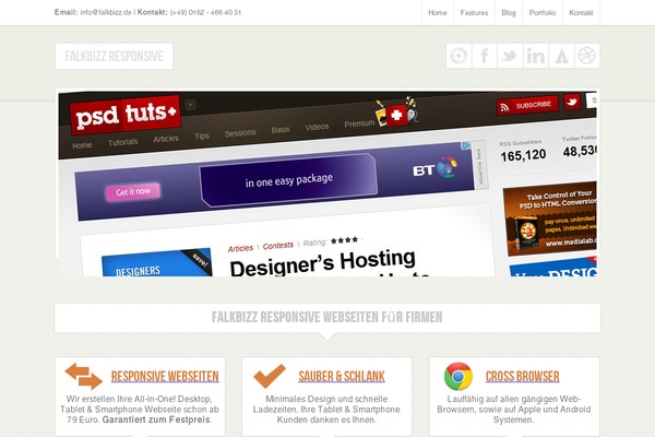 falkbizz.de site used Woorank