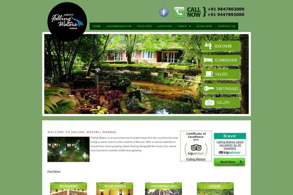 FALLINGWATER WordPress theme, websites list used FALLINGWATER theme FALLINGWATER theme websites examples