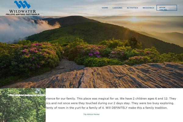 Bridge Child theme site design template sample