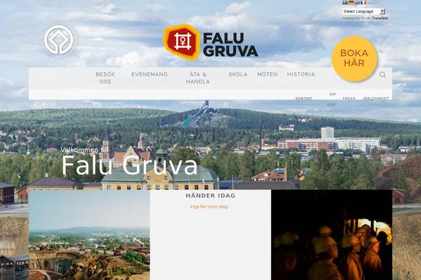 falugruva.se site used Falu-koppar-theme