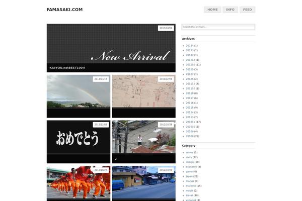 famasaki.com site used Theunstandard