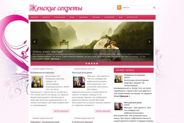 WordPress website example screenshot