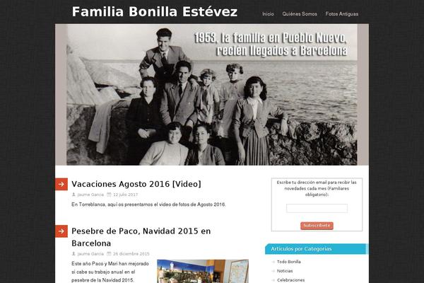 familiabonilla.org site used Thesis