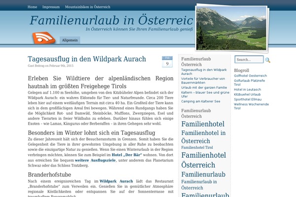 familienurlaub-in-oesterreich.net site used Grace_theme