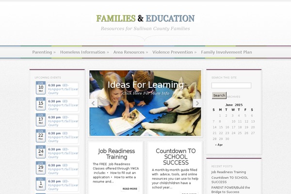 familiesandeducation.com site used Magnificent