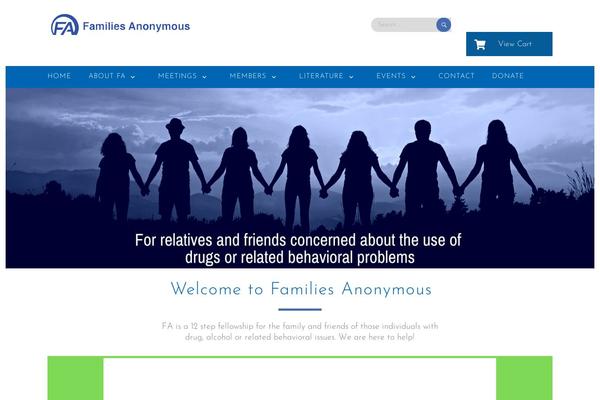 familiesanonymous.org site used Familiesanonymous