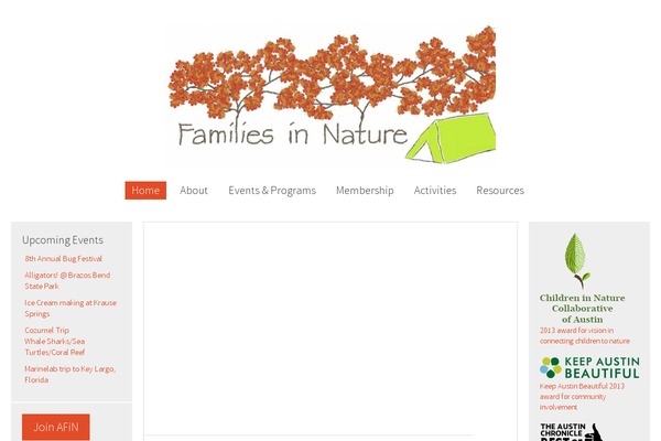 familiesinnature.org site used Wilco
