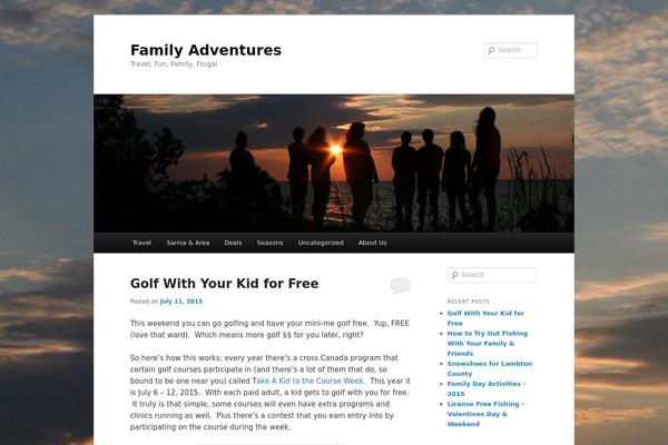 WordPress website example screenshot