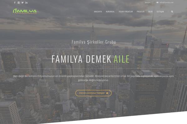 Fortuna theme site design template sample