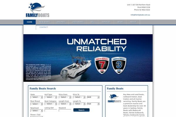 familyboats.com.au site used Family-default
