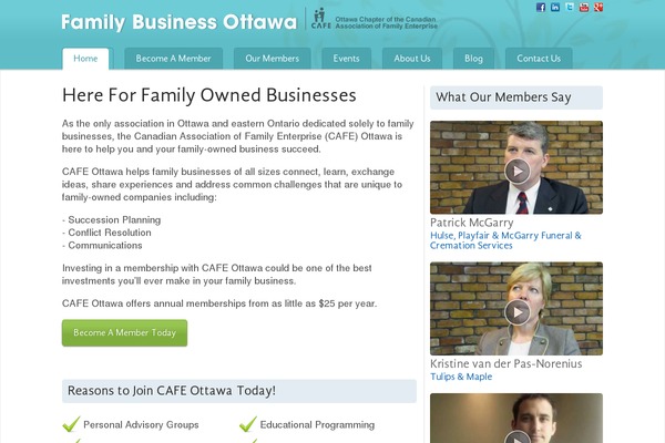 familybusinessottawa.ca site used Cafe-ottawa