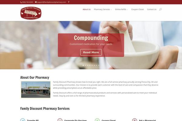 Divi theme site design template sample