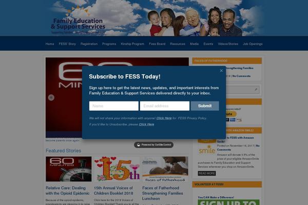 familyess.org site used Fess