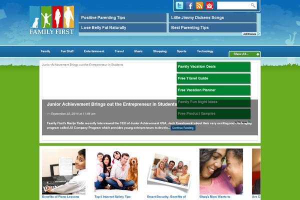 familyfirst theme websites examples