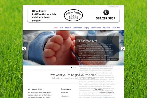 Chameleon theme site design template sample