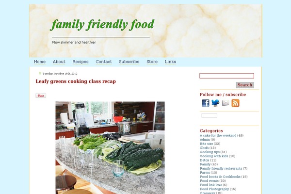 familyfriendlyfood.com site used Test