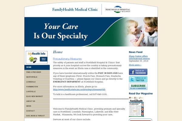 familyhealthclinics.org site used Familyhealth