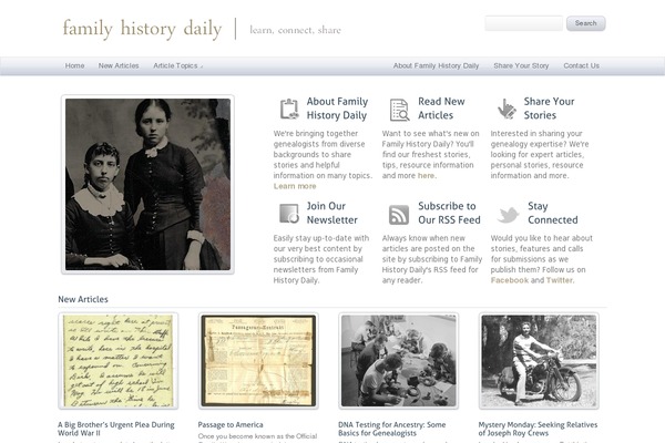 familyhistorydaily.com site used Fhd-astra-child-theme