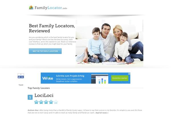 familylocator.info site used Familylocator