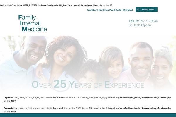 WordPress website example screenshot