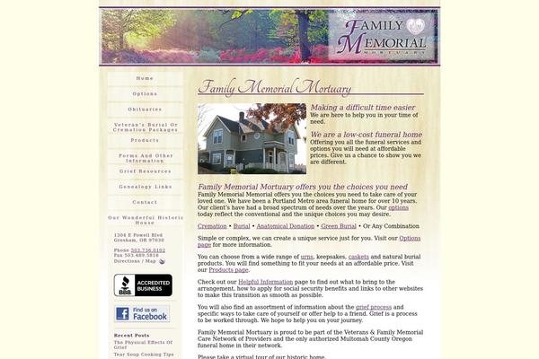 familymemorialservices.com site used Fmm