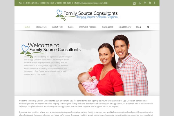 Avada theme site design template sample