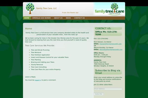 NatureFox theme site design template sample