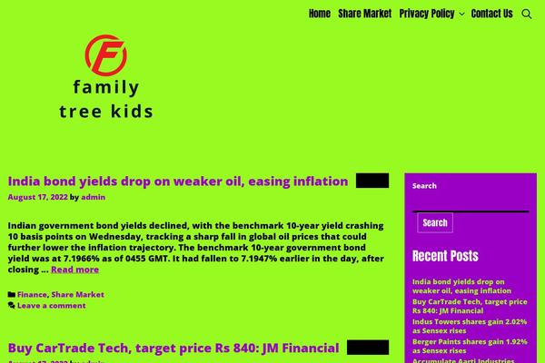 familytreekids.com site used Jagat