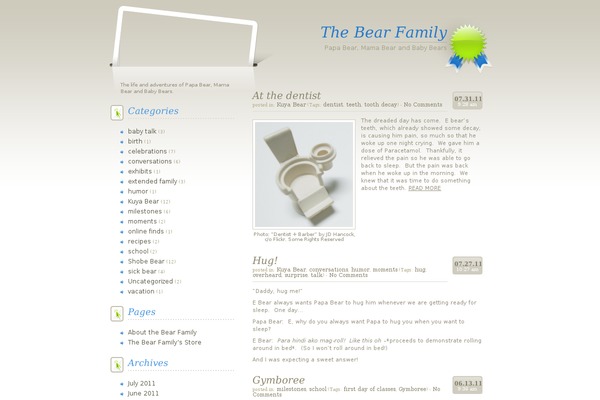 WordPress website example screenshot