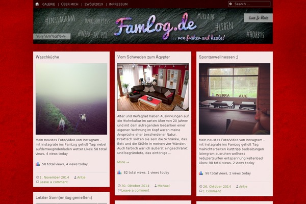 Pinboard theme site design template sample