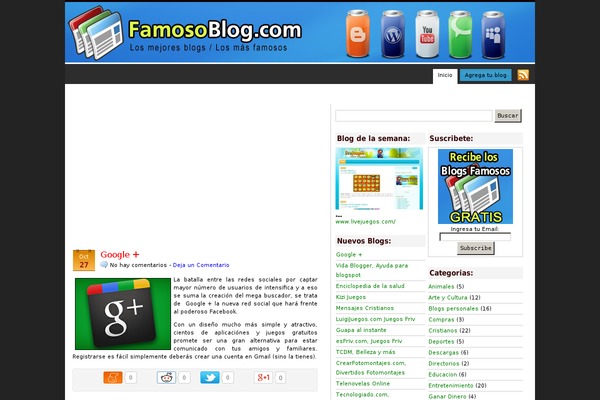 famosoblog.com site used Ftw