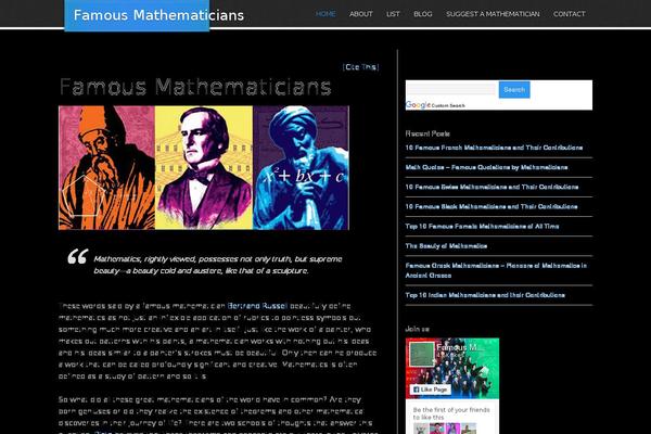 famous-mathematicians.com site used Accelerate Pro
