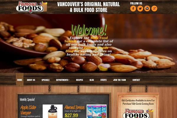 famousfoods.ca site used Famousfood