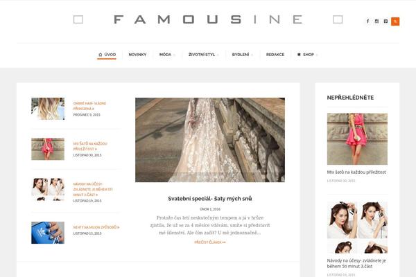 famousine.com site used Stylishmag