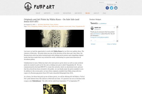 famp-art.com site used Current-news