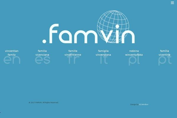 famvin.org site used Divi-famvin