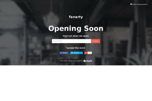 fanarty.com site used Savoy