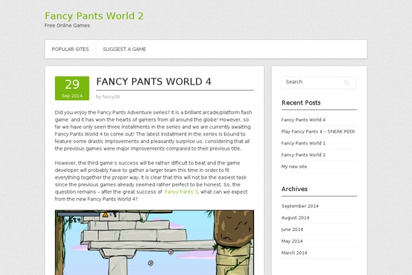 WordPress website example screenshot