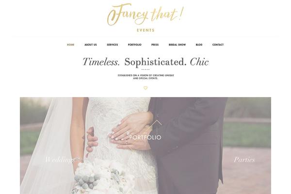 Fancy theme site design template sample